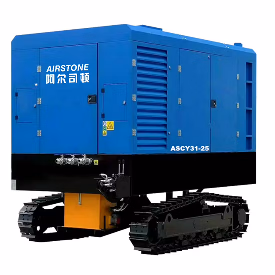 Compresor de aire portátil resistente del solo motor diesel de 185cfm 41kw