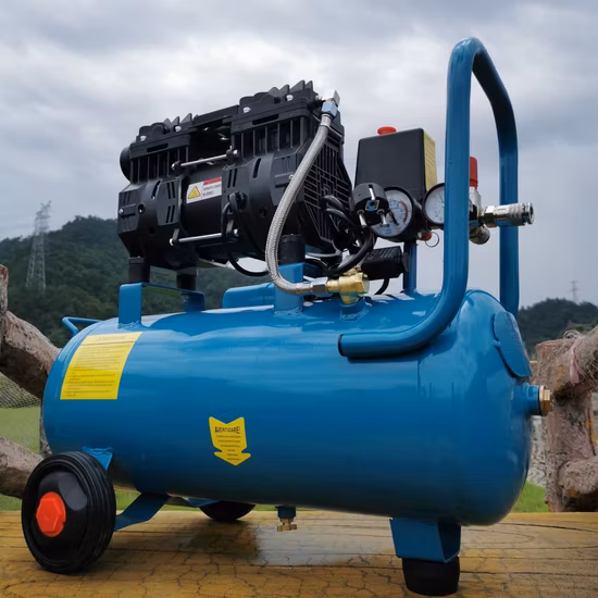 Xinya personaliza el compresor de aire sin aceite silencioso de diseño 2 postes 9L 17L 24L 50L